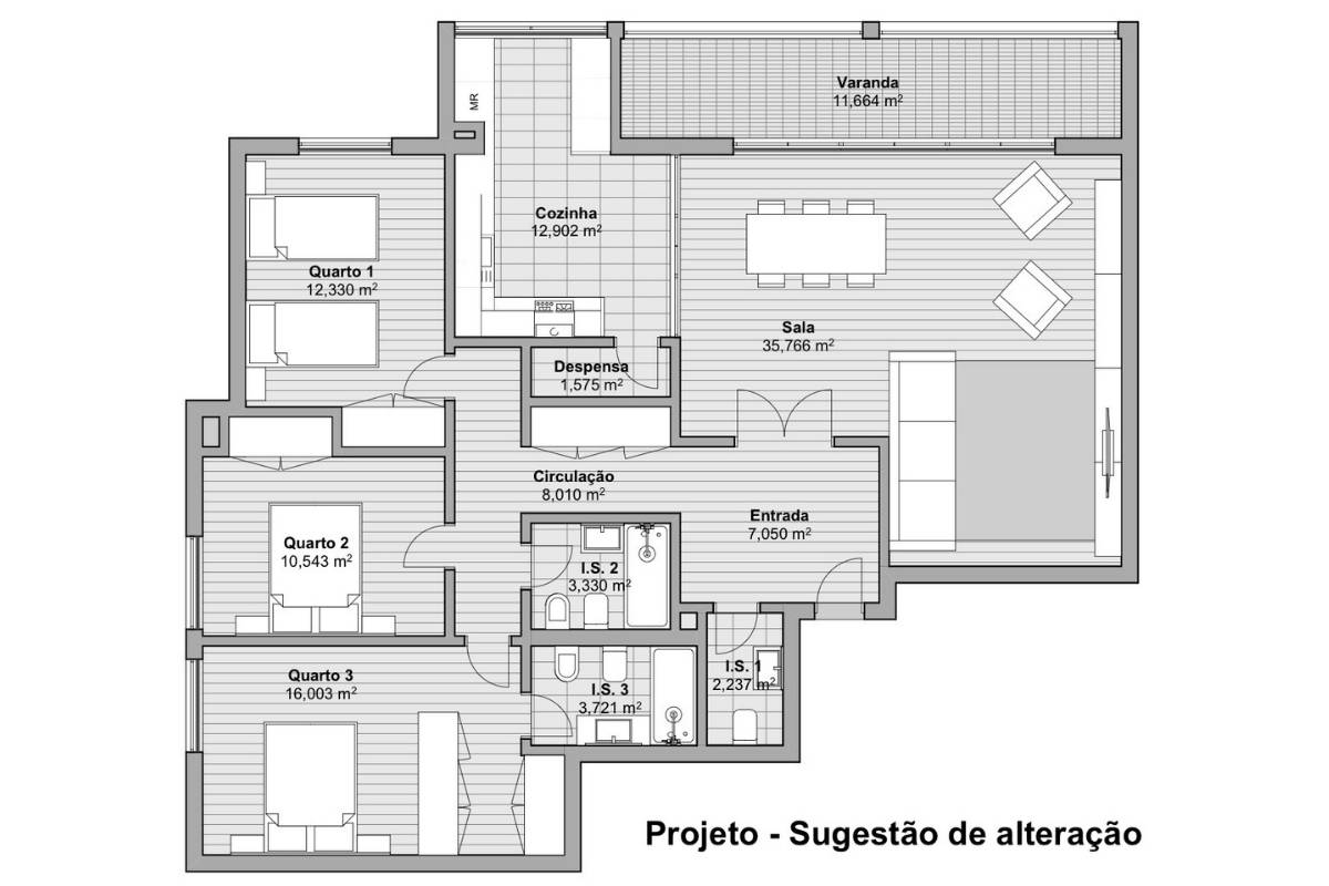 Apartamento T3 Carnaxide - Remodelação