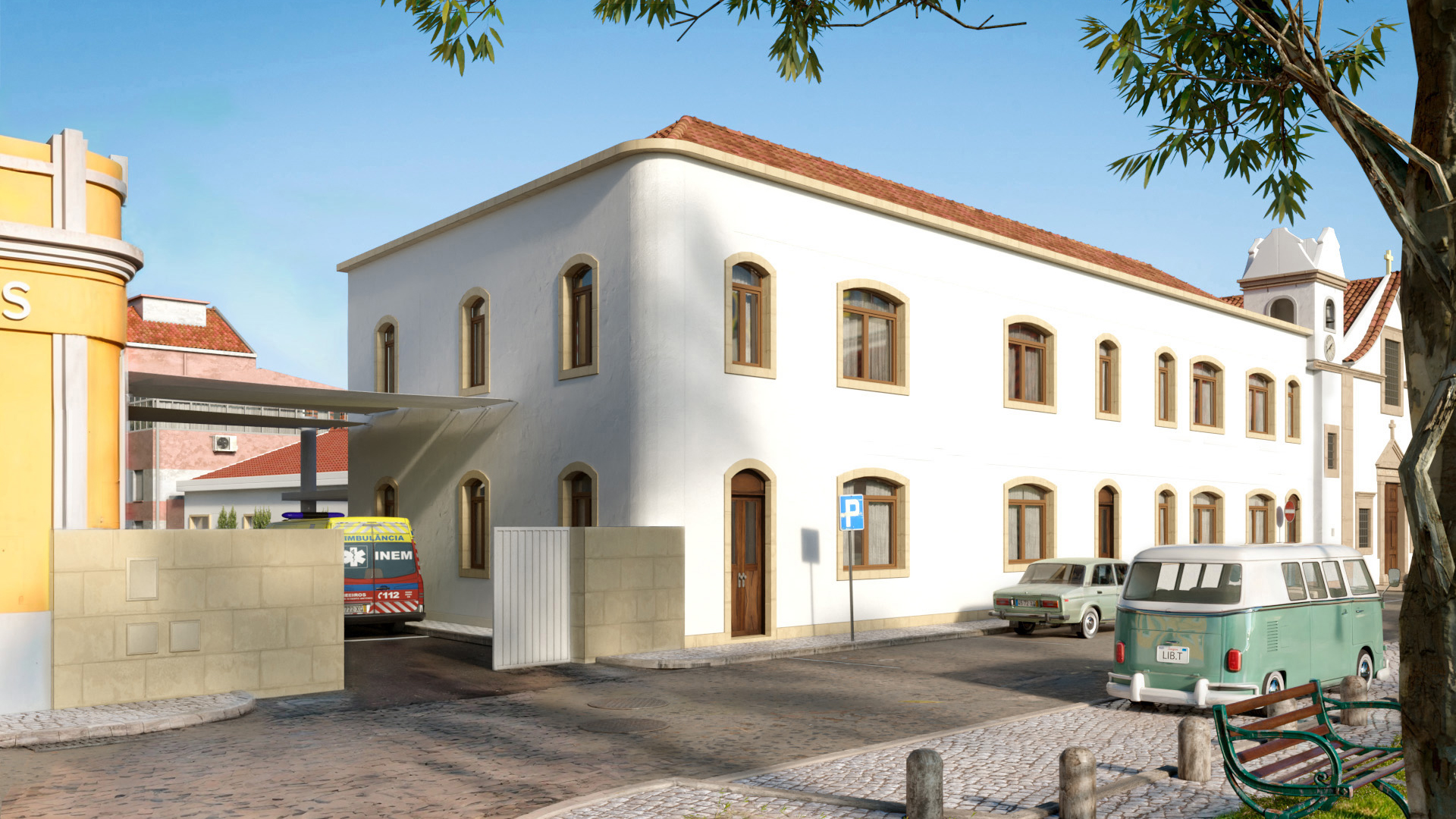 ANTIGO HOSPITAL DA MISERICÓRDIA DE ALHOS VEDROS ANTIGO HOSPITAL DA MISERICÓRDIA DE ALHOS VEDROS